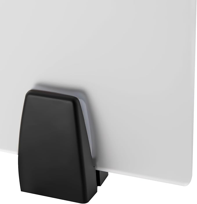 2 Packs Dual Frosted Plexiglass Desk Privacy Panels, 30 x 18 Inch Acrylic Cubicle Desk Dividers, Acrylic Frosted Partition Board, Desk Divider for Classrooms, Offices