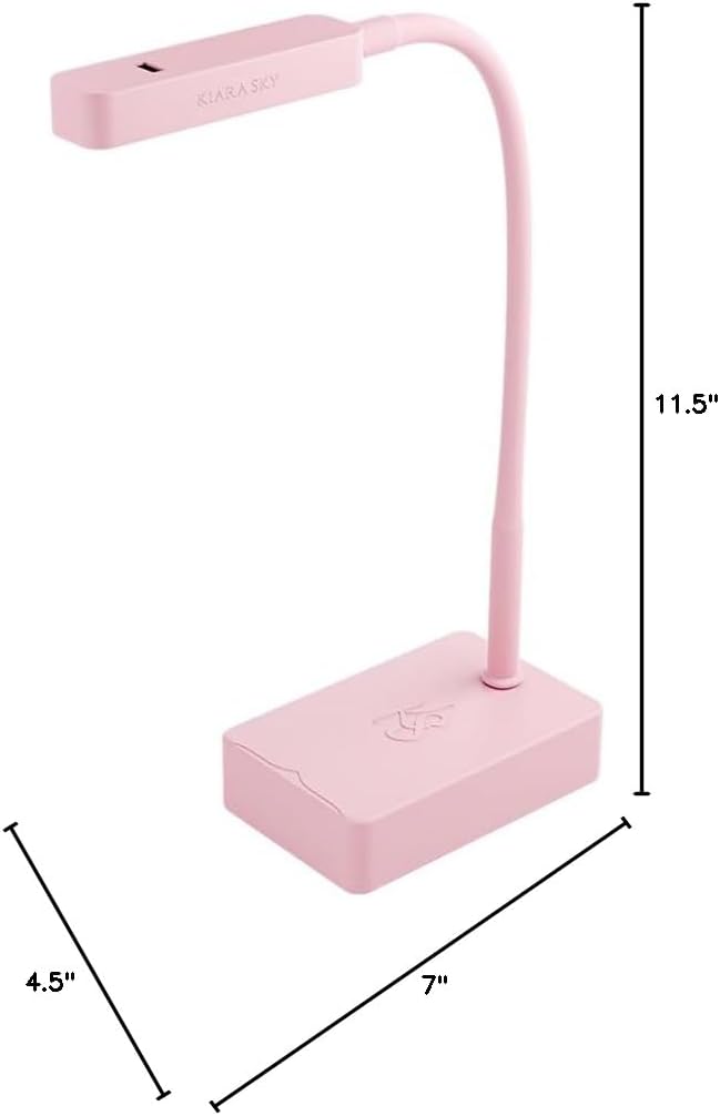 KIARA SKY Flash Cure LED Nail Lamp | Beyond Pro |Touch-Less Cordless Portable and Rechargeable | Pink