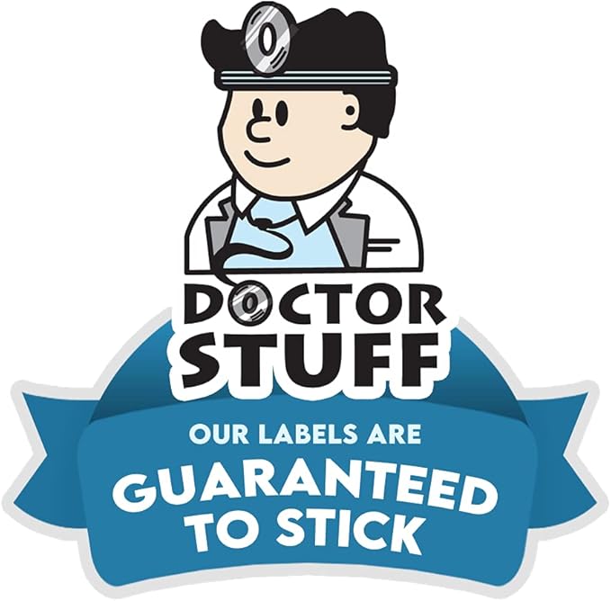 2026 Year Labels, Doctor Stuff 2026 Chart Stickers, Ringbook Sheets, Orange/Black Color Coded, Jeter Style, USA Made Year Stickers for End Tab File Folders, 270/Package, 3/4" x 1-1/2"