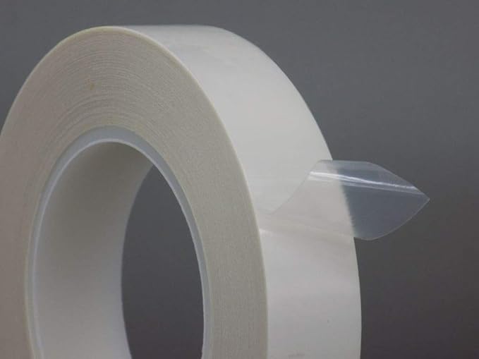 WOD SPT7A UHMW Polyethylene Transparent Film Slick Tape, 1 inch x 36 yd. Aggressive Adhesive - Ideal For Squeak Reduction, Drawers, and Bearings