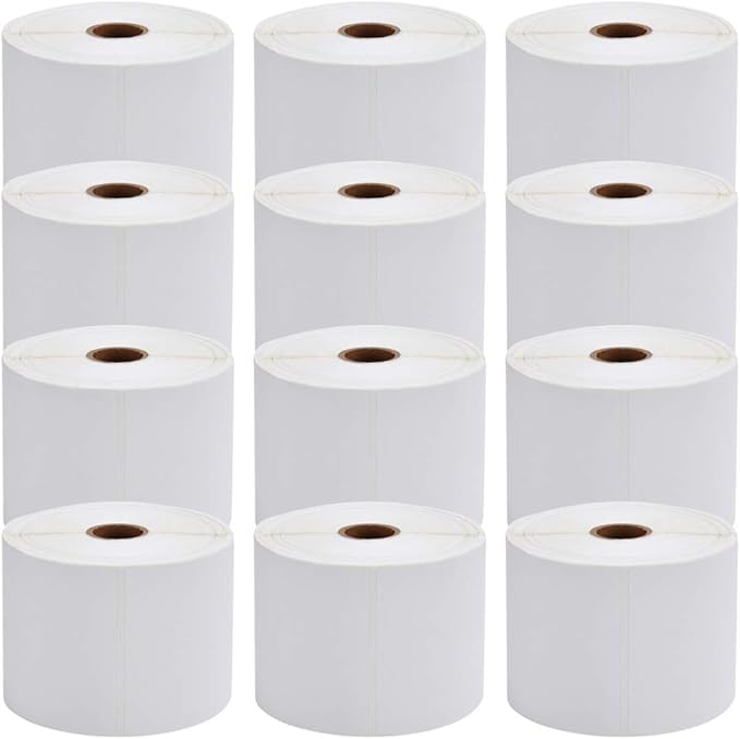 MFLABEL 4x6 Direct Thermal Shipping Labels - 100 Rolls of 450 Labels/Roll, Compatible with Zebra 2844/ZP450/ZP500/ZP505, USPS/FedEx/UPS/Amazon Shipping, Smudge-Resistant & Permanent Adhesive