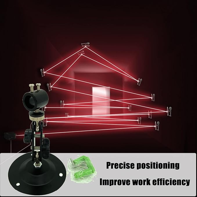 Laser Positioning Bracket Laser Module Fixing Bracket 360-degree Adjustable Positioning Bracket 12mm (12mm-1packs)