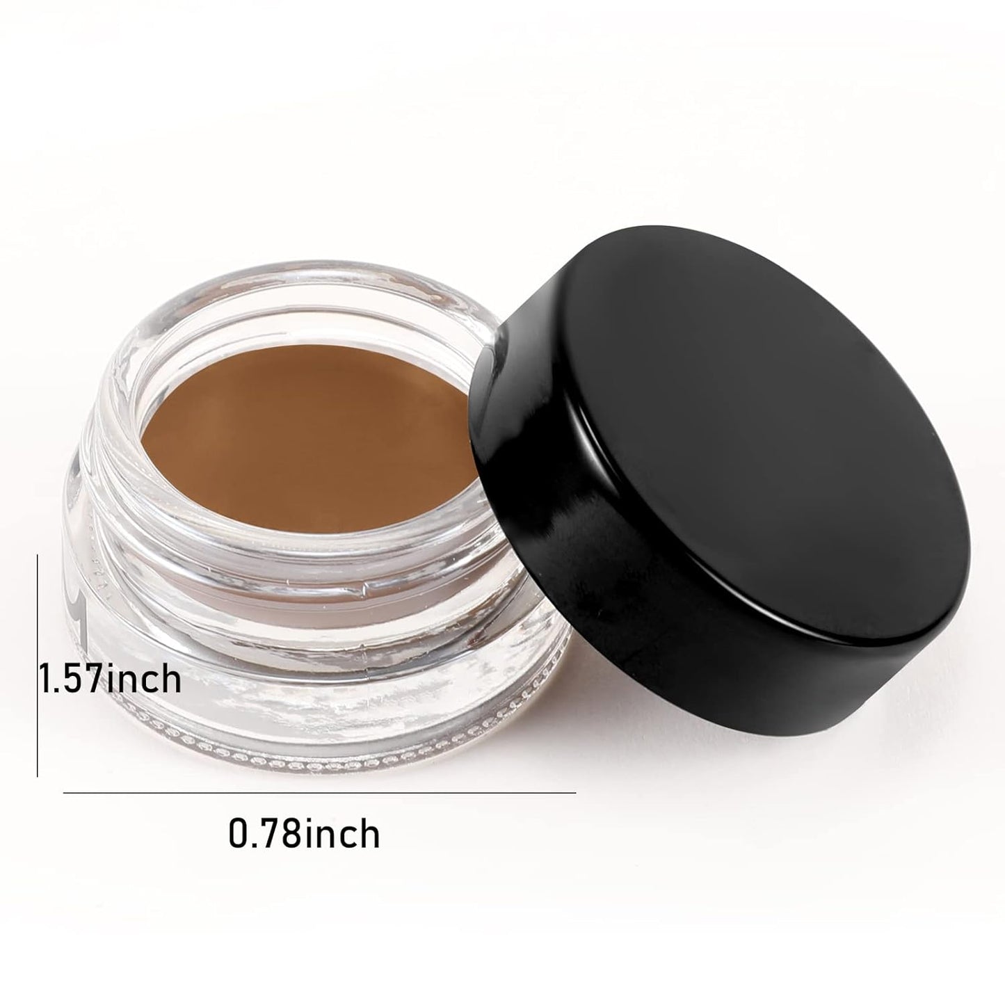 Boobeen Eyebrow Pomade Cream, Waterproof Brow Pomade Gel High Pigmented Long-lasting for Natural Eyebrow Makeup, Suitable for Everyone (Auburn)