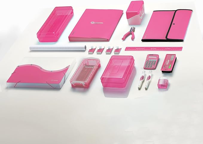 3" X 5" Index Card Case Holds 100 Cards Includes Business Card/Index Holder and 5 Tab Dividers Comes in Assorted Color – (Pack of 4) By (Emraw)