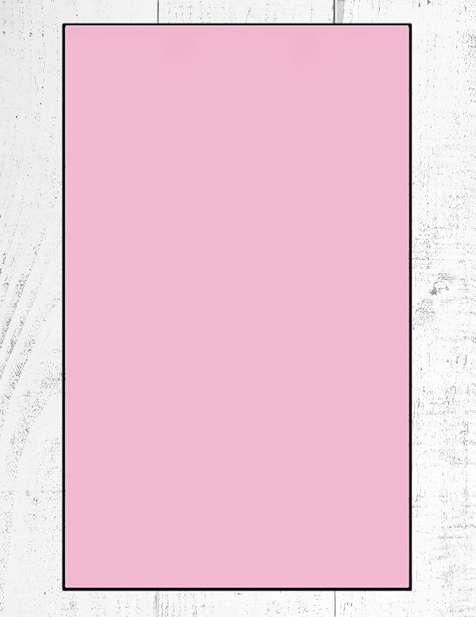Limited Papers (TM) Colored Copy and Printing Paper, 8.5"x14" Legal Size, 24 Pound, 500 Sheets Per Ream. (2500, Pink)