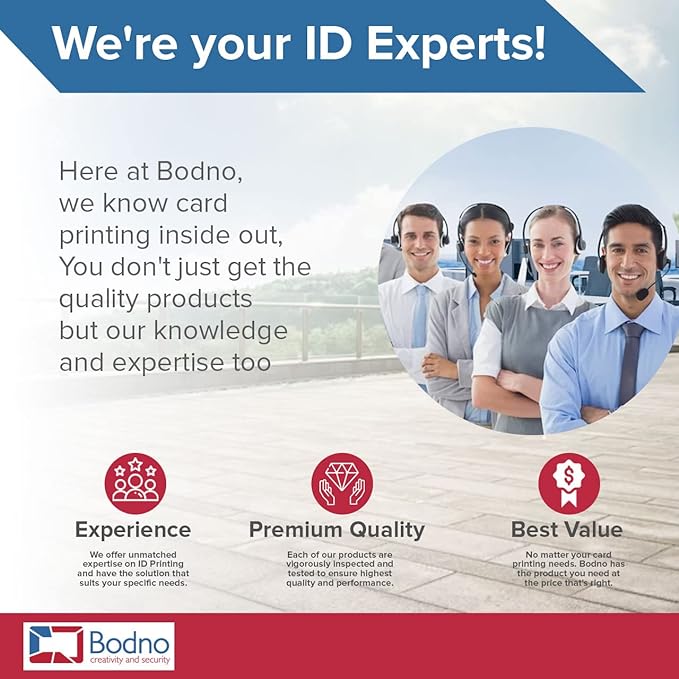 10 Pack - Bodno Premium CR80 30 Mil Graphic Quality PVC Cards
