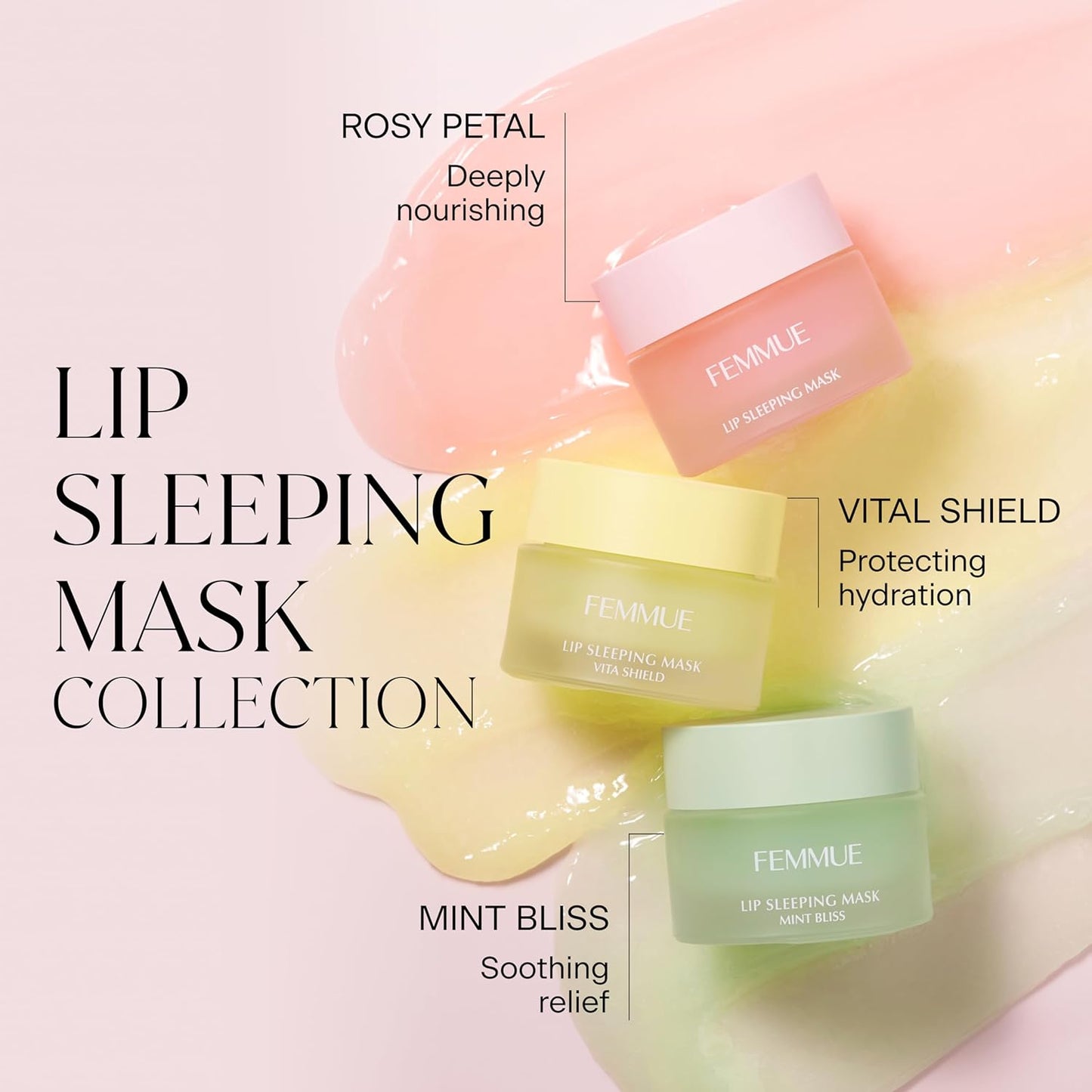 Lip Sleeping Mask (Mint Bliss) | Overnight Hydrating Lip Treatment | Plumping & Softening | With Eucalyptus and Squalane to Soften Dry, Chapped Lips