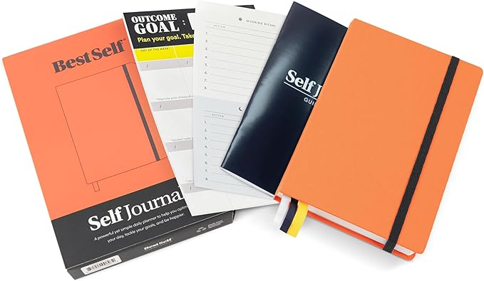 BestSelf 13-Week Self Journal & Goal Planner β Undated Daily ADHD-Friendly Journal for Men & Women | Productivity, Gratitude, Reflection & Habit Tracker | 2026 Life Organizer with Prompts, Coral