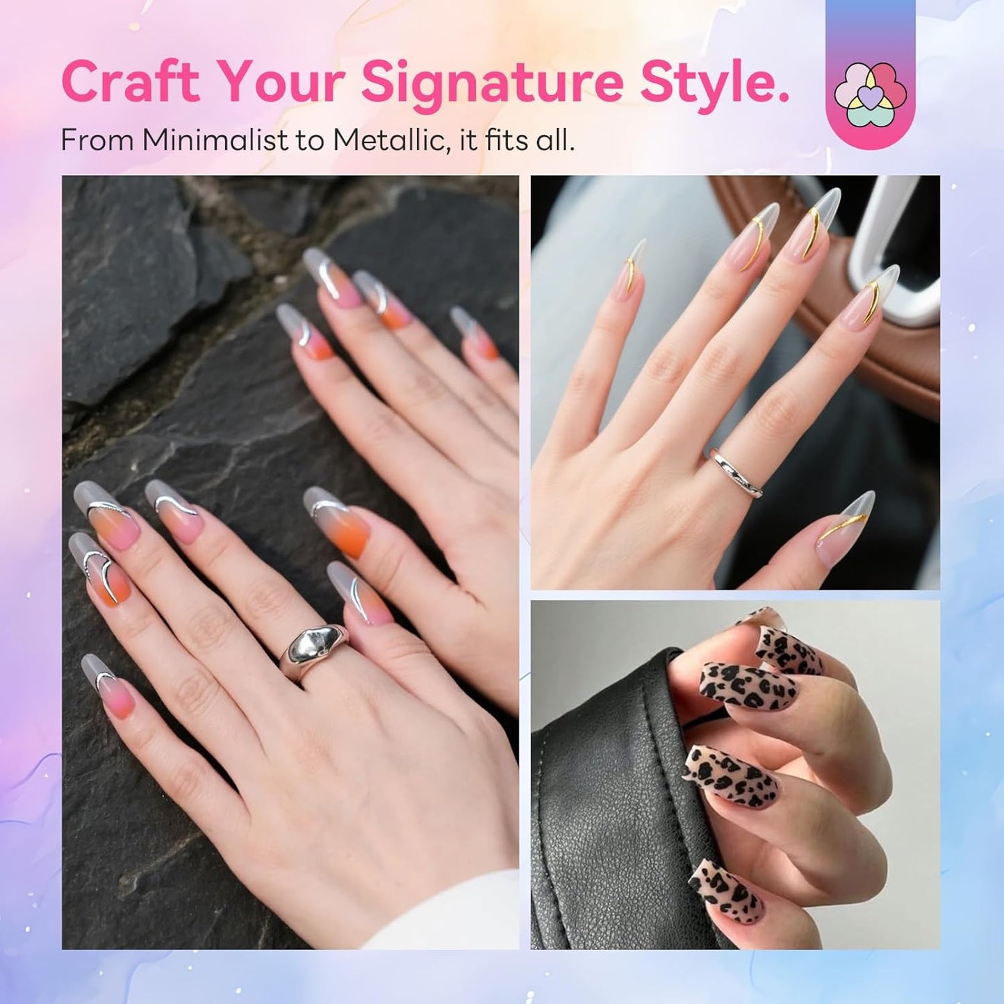 SAVILAND Essentials Nail Art Pen Set: 12PCS Quick Dry 3D Nail Polish Pens for Nail Art Design with Fine Tips Acrylic Paint Markers for Drawing Liner Dotting and DIY Manicure Tools Kit at Home