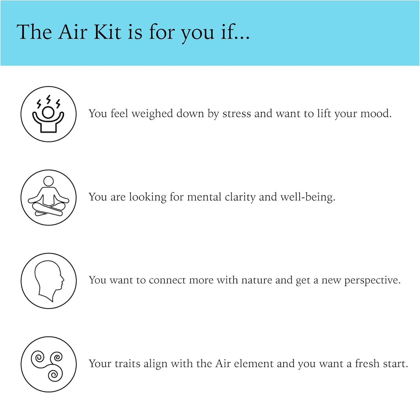 The Air Kit by Two Sage Sisters - Self Care Kit with Airspinner, Breathing Cards, Notebook, and Marker, Pamper and Self Care Gifts for Women, Womens Care Package for Mindfulness and Relaxation