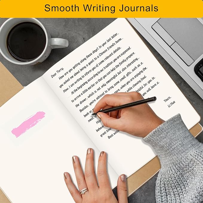 EUSOAR Kraft Notebooks, 12 Packs Large A4 8.5" x 11",40 Sheets/ 80 Pages Journals in Bulk for Writing, Blank Paper Sketchbooks Composition Travel Journal Notebook Set for Office Work