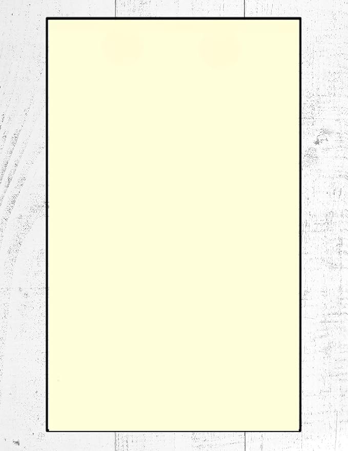 Colored Copy Writing and Printing Paper, 20 Pound, 75 GSM, 8.5"x14"/ Legal Size, 500 Sheets Per Ream. (500, Ivory)