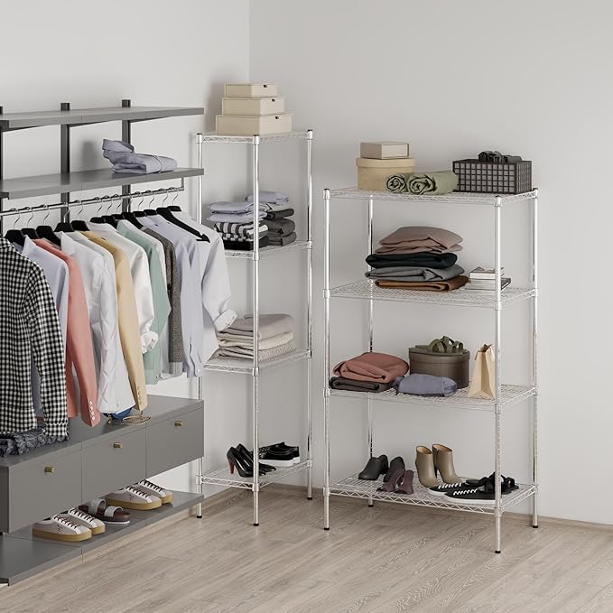 Regal Altair 21" Deep x 36" Wide x 64" Height Wire Shelving Kit | 4-Tier | NSF Commercial Storage Rack Unit