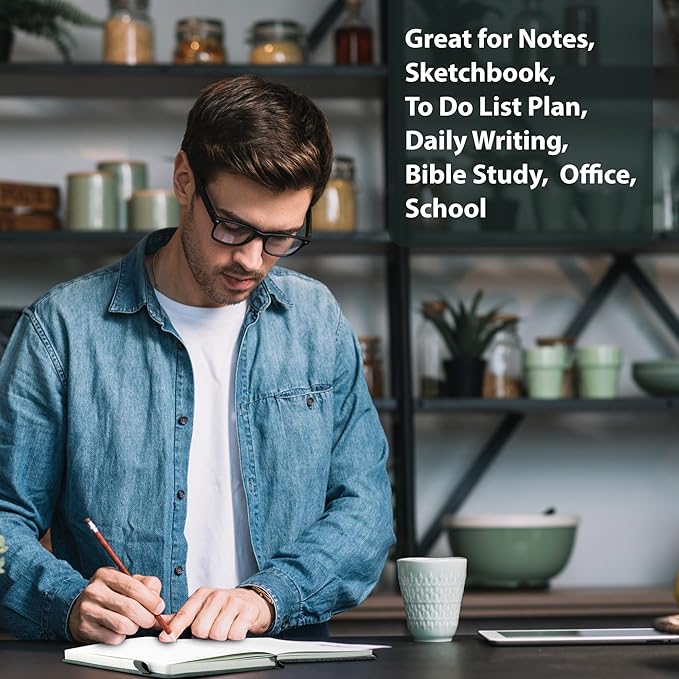 CAGIE Lined Journal for Men Women, Tree Growth Ring Leather Bound Journal Notebook, 256 Pages 100 GSM Journals for Writing, A5 Hardcover Journaling Notebooks for Work, Note Taking, Black