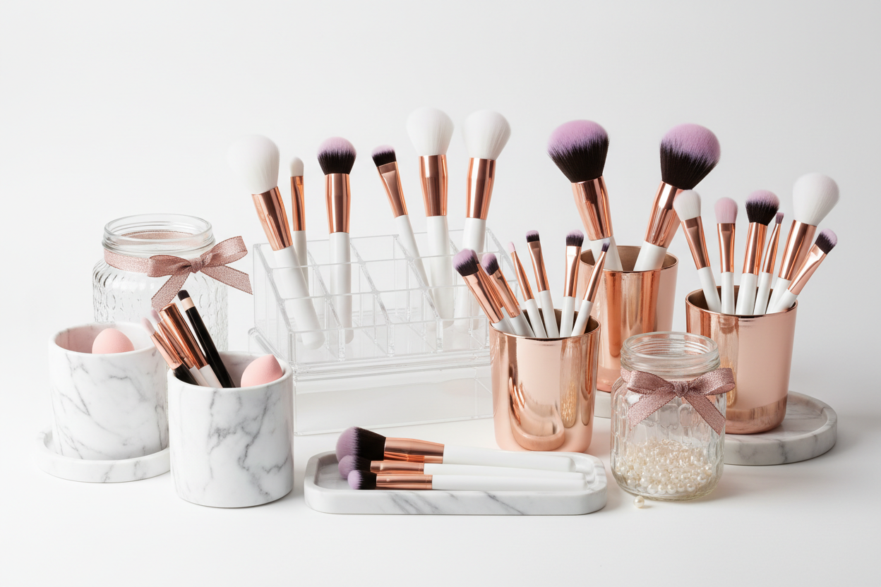 Cosmetics Paint Brush Holders