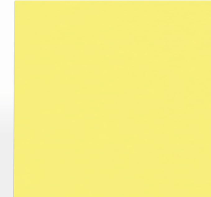 LUXPaper 8.5" x 11" Paper | Letter Size | Pastel Canary Yellow | 60lb. Text | 500 Qty