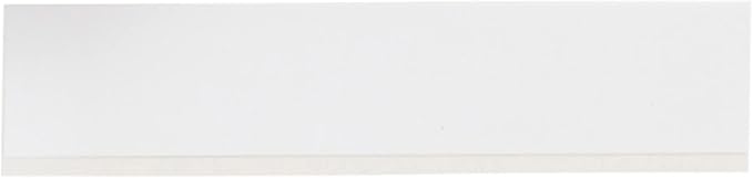 Brady Authentic (M21-500-595-WT) All-Weather Vinyl Label for Indoor/Outdoor ID, Lab and Equipment Labeling, Black on White- For M210, M210-LAB, M211, BMP21-PLUS and BMP21-LAB Printers, .5" W 21' L