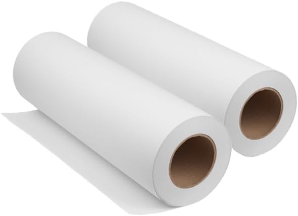 24'' x 500' Engineering/Wide Format/Plotter Paper - 20# Uncoated 96 Bright White (3’’ Core) CAD Paper Rolls For Architects, Blue Prints Engineers, Architects etc - Box of 2 Rolls