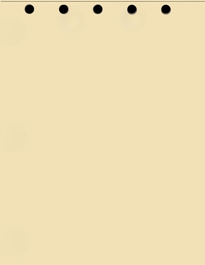 Limited Papers(TM) Writing and Copy Paper, Variation of Colors 8.5" x 11", 5 Hole Top-Punched, 20 Pound Text, 500 Sheets Per Ream. (500, Tan)