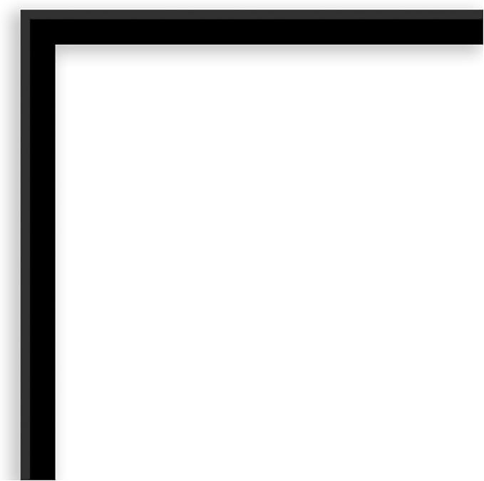 Amanti Art Black Framed Magnetic Board 17x17 Small Vision Board for use with Magnets, 100% Metal Sheet to Display Items as Office Decor or for Home Organization in mudroom, Kitchen or Kids Room