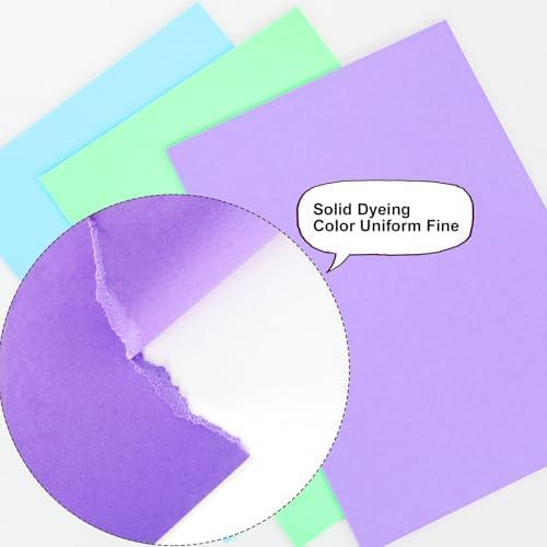 Card Stock Bulk 40 Sheets 8.5 x 11 Inches, 180GSM Kraft Brown Construction Paper, Thick 65lb Craft Paper for Scrapbooking, Gift, DIY Crafts, Card Making, School Classroom & Office(Cow)