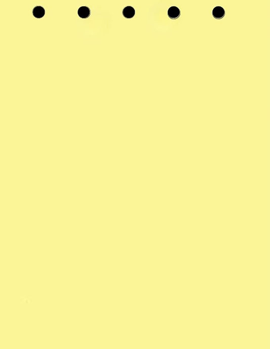 Limited Papers(TM) Writing and Copy Paper, Variation of Colors 8.5" x 11", 5 Hole Top-Punched, 20 Pound Text, 500 Sheets Per Ream. (2500, Canary)