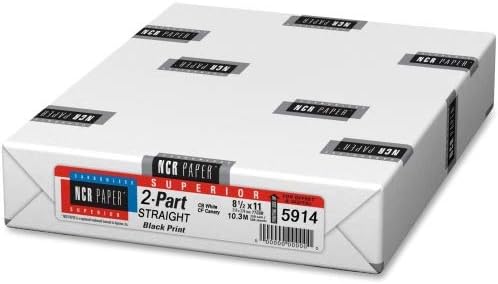 Limited Papers (TM), Carbonless Sheets, Superior, Pre Collated, Multi part, Bond Finish. (2 Part Straight, 8.5 x 11, White/Canary (5914), 20 Reams)