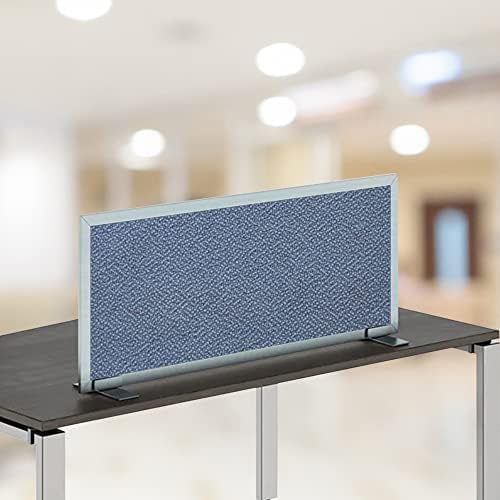 OBEX Acoustical Free Standing Privacy Screen, Cubicle Accessories Desk Privacy Panel, Desk Dividers for Office, Office Furniture Partitions Portable Sound Proof Dividers, 18" x 72", Twilight