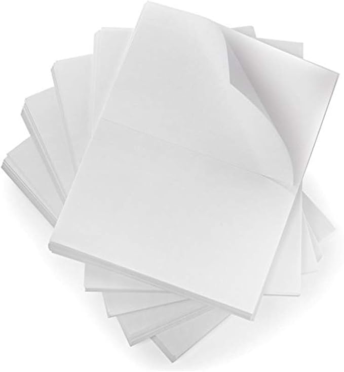 8.5" x 5.5" Half Sheet Self Adhesive Shipping Labels for Laser or Inkjet Printer (500 Labels)