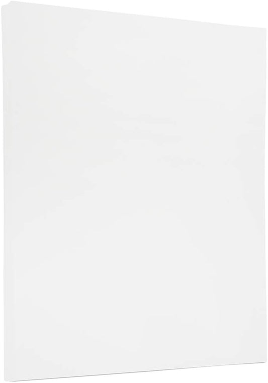 JAM PAPER Strathmore 24lb Paper - 90 gsm - 8.5 x 11 - Bright White Wove - 500 Sheets/Ream
