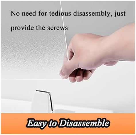 Portable Frosted Acrylic Desk Divider - Free Standing Privacy Panel for Office & Home - Ideal Student Test Shield & Workspace Privacy Solution