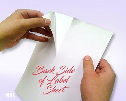 NextDayLabels - 8-1/2 x 11 Neon Color High Light Fluorescent Labels for Laser & Inkjet Printer (Green Fluorescent, 8.5" x 11" - 1 Per Page | 100 Labels)