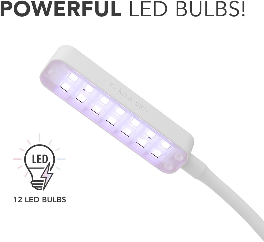 KIARA SKY Flash Cure LED Nail Lamp | Beyond Pro |Touch-Less Cordless Portable and Rechargeable | White