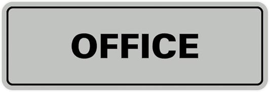 Signs ByLITA Standard Office Sign - Professional Business Signage - Easy to Install (Lt Gray) - Large 1 Pack