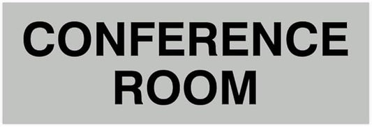 Signs ByLITA Basic Conference Room Sign (Lt Gray) - Large