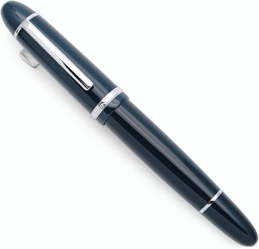 JINHAO X159 Fountain Pen (F Nib 0.5mm, Dark Blue with Silvery Clip)