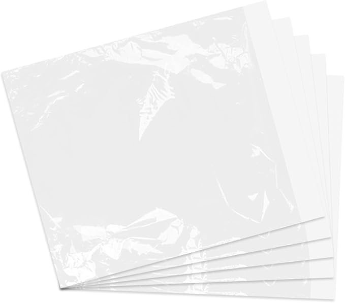 9527 Product 4.5" x 5.5" Clear Adhesive Top Loading Packing List/Shipping Label Envelopes (200 Pack)