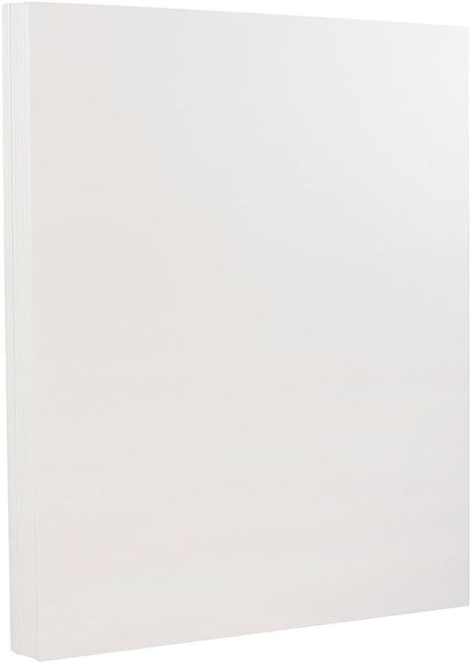 JAM PAPER Strathmore 28lb Paper - 105 gsm - 8.5 x 11 - Bright White Wove - 100 Sheets/pack