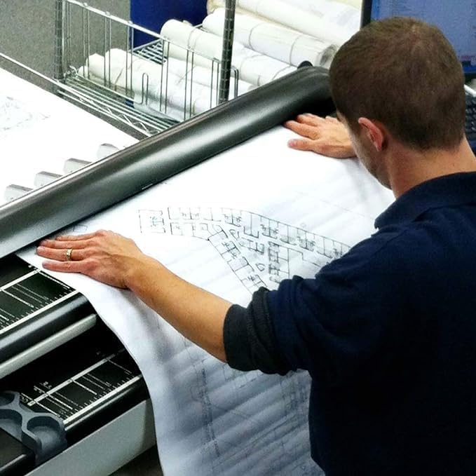 Limited Papers Engineering White Bond | Reliable Performance with 36" x 500' CAD Paper Rolls (2 Rolls, 3" Core), Trustworthy for Wide-Format Inkjet Printers and Detailed Graphic Prints,