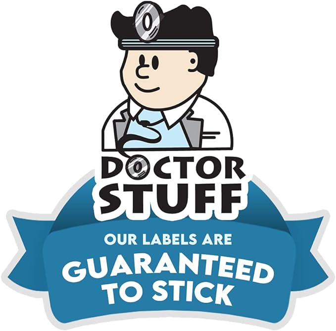 MINI 2024 Year Stickers, Doctor Stuff 2024 Chart Stickers, Light Green Color Coded, Tab 1287 Style, USA Made Year Labels for End Tab File Folders, 500/Roll, 1 Roll, 1/2" x 1-1/8"
