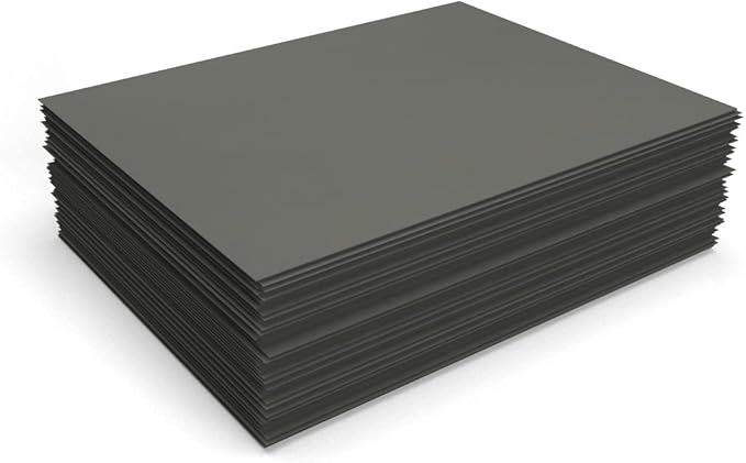 LUXPaper 8.5" x 11" Paper | Letter Size | Smoke Gray | 80lb. Text | 500 Qty
