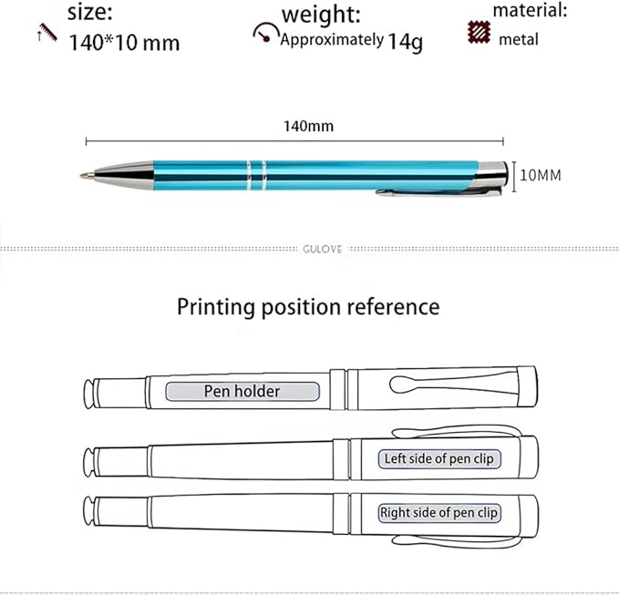 Yucold Customized ballpoint pens in bulk, personalized ballpoint pens with free engraving, for use in companies, enterprises, graduation anniversaries (Off White,13)