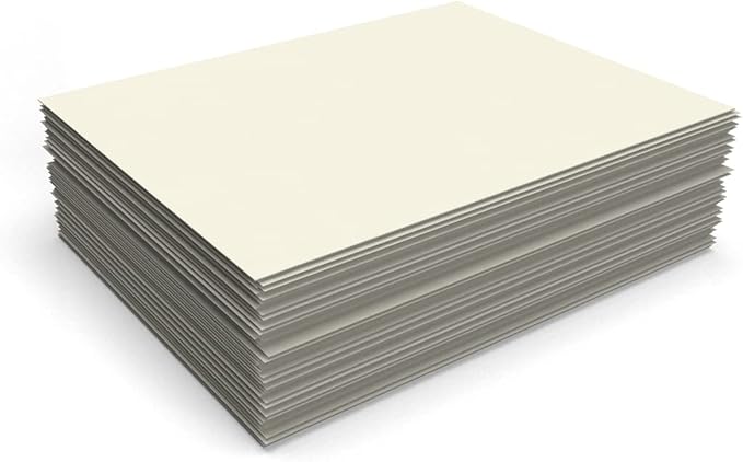 LUXPaper 8.5" x 11" Classic Crest Paper | Letter Size | Natural White | 70lb. Text | 500 Qty