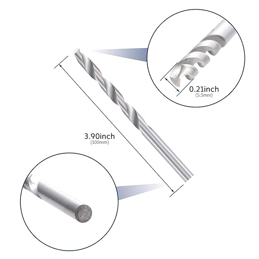 RiaYer 20 Pack 45 Degree Angle Protective Sleeves, Black Cable Railing Corner Protector Sleeve Beveled for 1/8" Wire Rope, T316 Marine Grade Cable Railing Kit with Two Drill Bit for Wood Posts HF039B