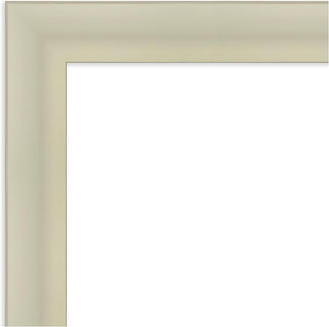Amanti Art Silver Framed Magnetic Board 17x29 Small Vision Board for use with Magnets, 100% Metal Sheet to Display Items as Office Decor or for Home Organization in mudroom, Kitchen or Kids Room