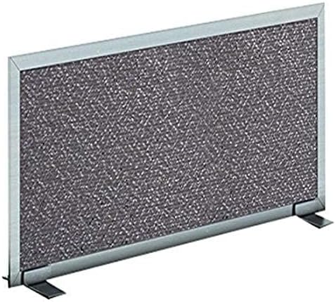 OBEX Acoustical Free Standing Privacy Screen, Cubicle Accessories Desk Privacy Panel, Desk Dividers for Office, Office Furniture Partitions Portable Sound Proof Dividers, 18" x 24", Graphite
