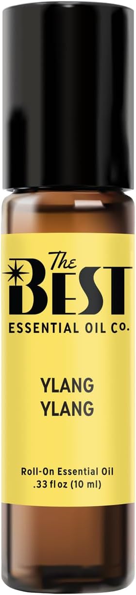 The Best Ylang Ylang Essential Oil Roll-On- Premium Grade- Pre-Diluted in Coconut Oil- Ready to Use- 10 ml (.33 fl oz)