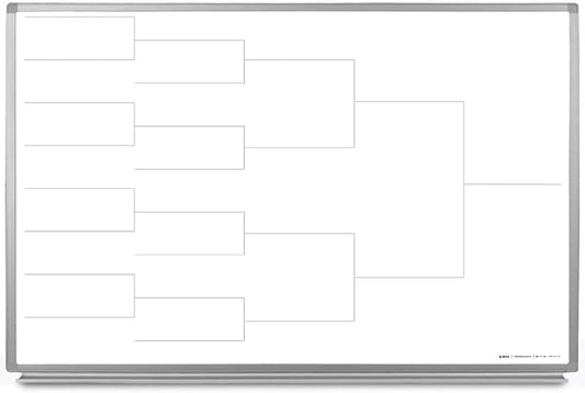 12 Team Bracket Whiteboard 36" x 24"