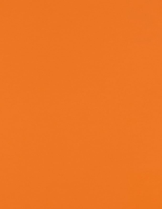 LUXPaper 8.5" x 11" Paper | Letter Size | Mandarin Orange | 80lb. Text | 500 Qty