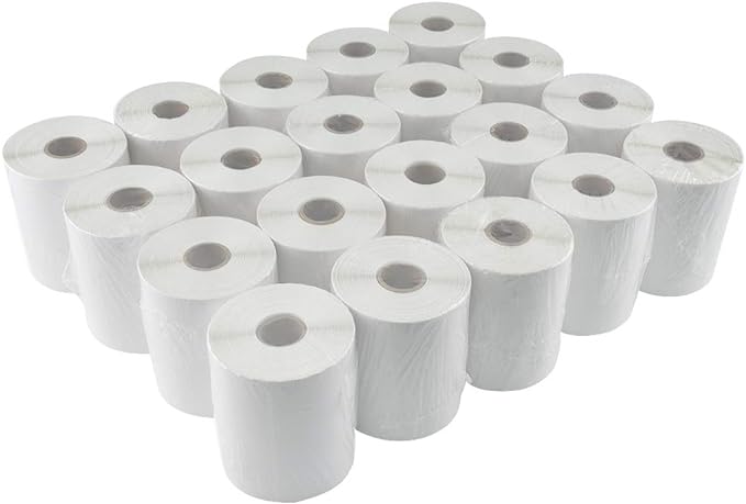 L LIKED 5000 4" x 6" Direct Thermal Shipping Labels with 250 Labels/Roll - Compatible with Zebra 2844 ZP-450 ZP-500 ZP-505, 20 Rolls